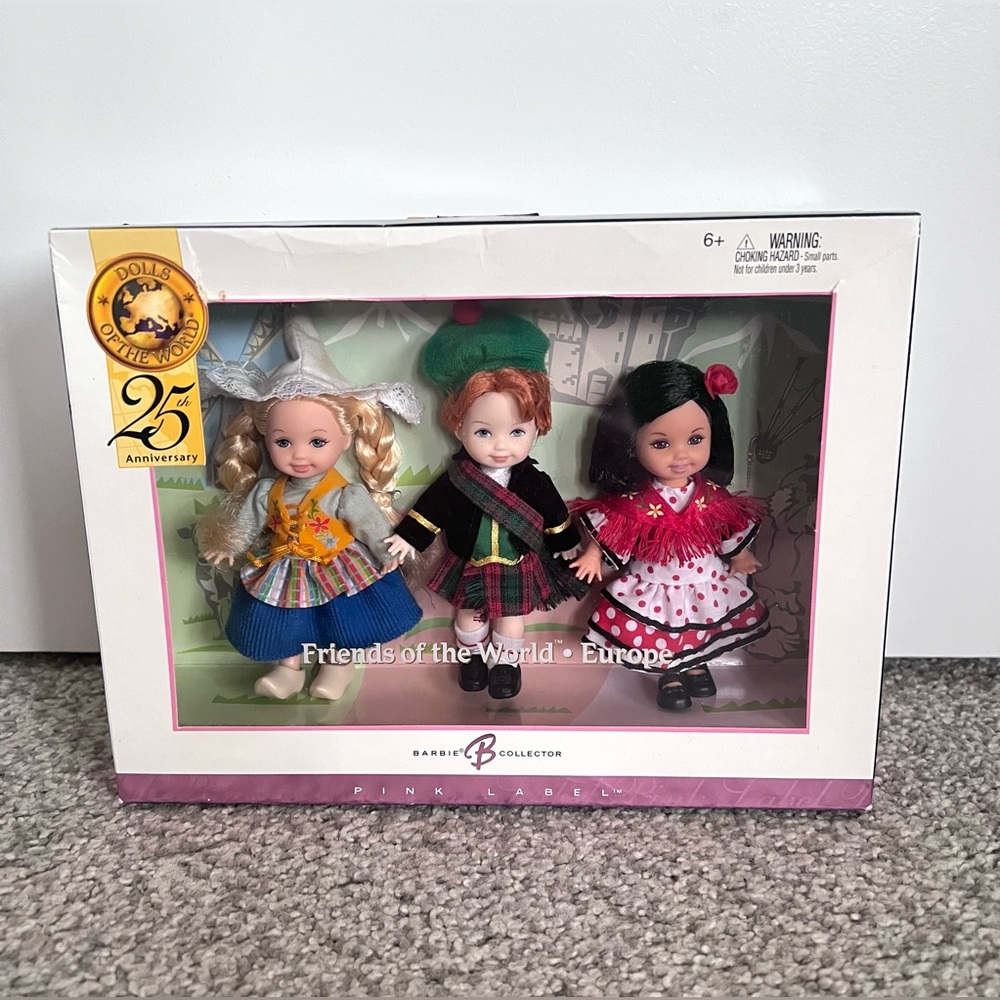 Barbie Friends of the World Europe Dolls - Holland, Scotland & Spain
